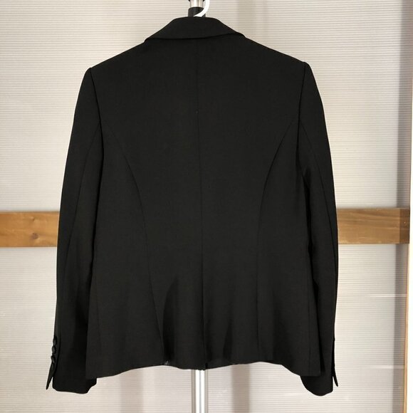 Karl LAGERFELD Black‎ One Button Closure Blazer Sz M - Picture 9 of 13